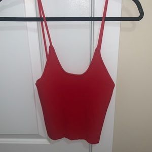 Zara, size small, red tank